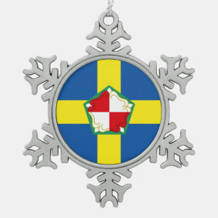 Ornement Flocon De Neige Drapeau du Pembrokeshire