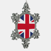 Ornement Flocon De Neige Drapeau du Royaume-Uni (Gauche)