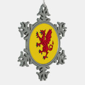 Ornement Flocon De Neige Drapeau du Somerset (Gauche)