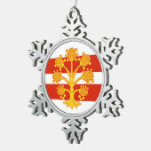 Ornement Flocon De Neige Drapeau du Westmorland (Vue impression)