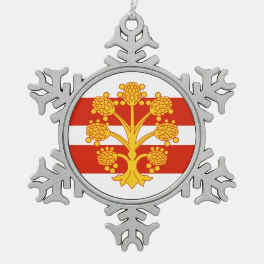 Ornement Flocon De Neige Drapeau du Westmorland (Devant)