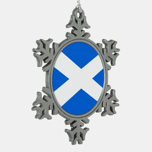 Ornement Flocon De Neige Drapeau écossais (Gauche)
