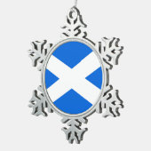 Ornement Flocon De Neige Drapeau écossais (Vue impression)
