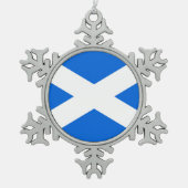 Ornement Flocon De Neige Drapeau écossais (Devant)