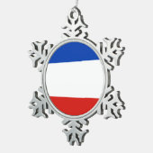 Ornement Flocon De Neige Drapeau Schleswig-Holstein Flocon de neige Pewing  (Vue impression)