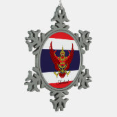 Ornement Flocon De Neige Drapeau thaïlandais (Gauche)