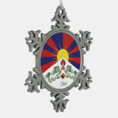 Ornement Flocon De Neige Drapeau tibétain (Gauche)