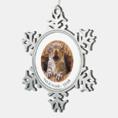 Ornement Flocon De Neige Écureuil choqué (Vue impression)