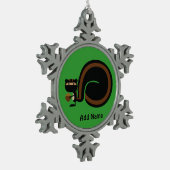 Ornement Flocon De Neige Écureuil de Ninja (Gauche)