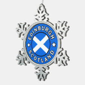 Ornement Flocon De Neige Edimbourg Écosse (Vue impression)