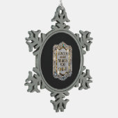 Ornement Flocon De Neige Élégance cristalline (Gauche)