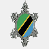 Ornement Flocon De Neige Emblème du drapeau tanzanien (Gauche)