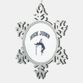 Ornement Flocon De Neige En hauteur (Vue impression)