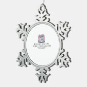 Ornement Flocon De Neige Encre de Whimsigoth - Forêts mystiques, lunes et m (Vue impression)