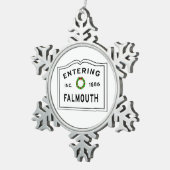 Ornement Flocon De Neige Entrée Falmouth (Vue impression)