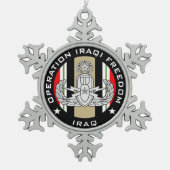 Ornement Flocon De Neige EOD principal OIF (Devant)