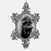 Ornement Flocon De Neige esprits et poulets 2 (Gauche)
