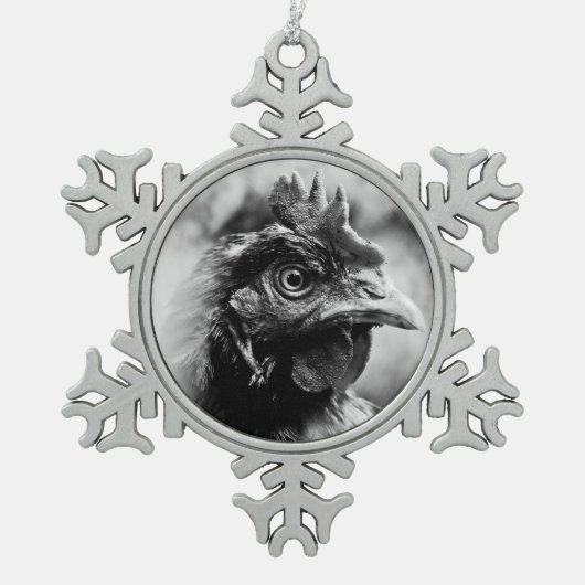 Ornement Flocon De Neige esprits et poulets 2 (Devant)