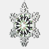 Ornement Flocon De Neige Étoile de caniche (Vue impression)