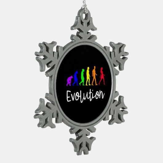 Ornement Flocon De Neige Évolution (Gauche)