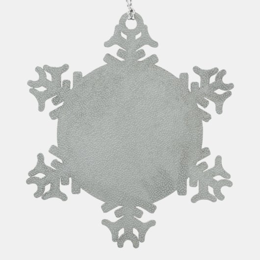Ornement Flocon De Neige Évolution (Dos)