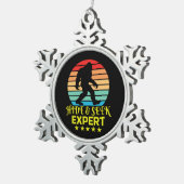 Ornement Flocon De Neige Expert Bigfoot Cache-Cache Drôle (Vue impression)
