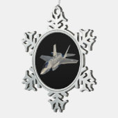 Ornement Flocon De Neige F-35 Lightning II Panther Jet Fighter (Vue impression)