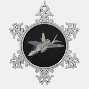 Ornement Flocon De Neige F-35 Lightning II Panther Jet Fighter