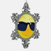 ORNEMENT FLOCON DE NEIGE FACE COOL (Gauche)