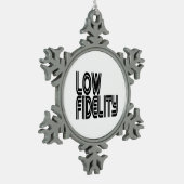 Ornement Flocon De Neige Faible fidélité (Gauche)