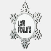 Ornement Flocon De Neige Faible fidélité (Vue impression)