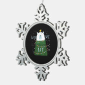 Ornement Flocon De Neige Faisons-nous un joli pyjama de Noël (Vue impression)