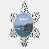 Ornement Flocon De Neige Falaises renversantes de Moher (Vue impression)