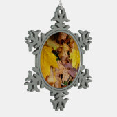 Ornement Flocon De Neige Fallen Maple Feuille Jaune Automne Nature (Gauche)