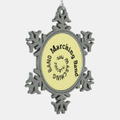 Ornement Flocon De Neige Fanfare en spirale (Gauche)