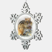 Ornement Flocon De Neige Festoyer Chipmunk (Vue impression)