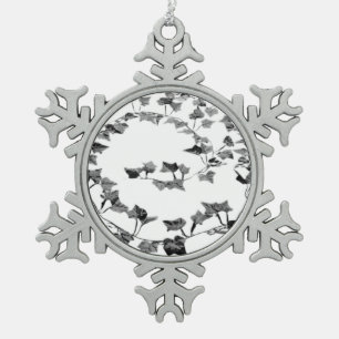 Ornement Flocon De Neige fête de noël oranament flocon d'étain flocon de no