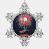 Ornement Flocon De Neige Feux d'artifice (Devant)