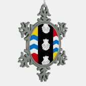 Ornement Flocon De Neige Flag of Bedfordshire (Gauche)