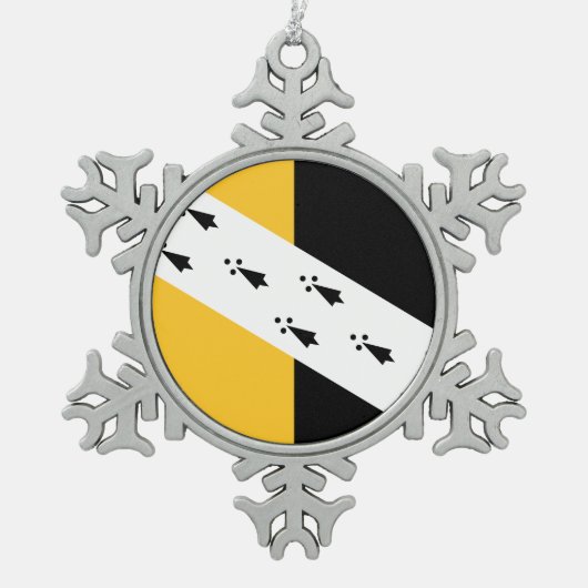 Ornement Flocon De Neige Flag of Norfolk (Devant)