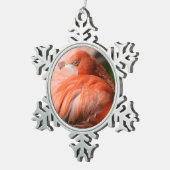 Ornement Flocon De Neige Flamant rose (Vue impression)