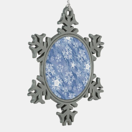 Ornement Flocon De Neige Flèches blanches (Gauche)