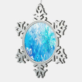 Ornement Flocon De Neige Fleur de neige (Vue impression)
