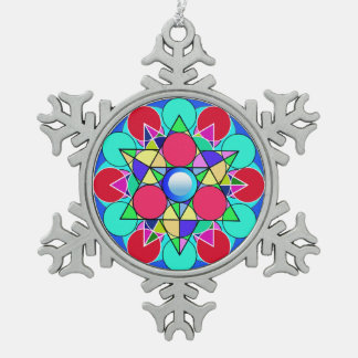 Ornement Flocon De Neige Fleur étoile Abstraite