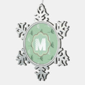 Ornement Flocon De Neige Fleurs de menthe (Vue impression)