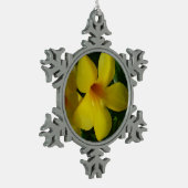 Ornement Flocon De Neige Fleurs de trompette d'or II Tropical (Gauche)