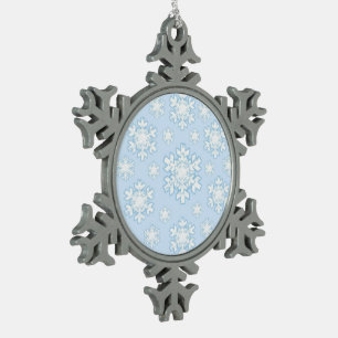 Ornement Flocon De Neige Flocon de neige (bleu)