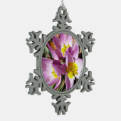 Ornement Flocon De Neige Floral de Pink (Gauche)