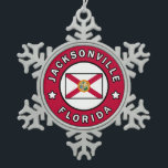 Ornement Flocon De Neige Floride de Jacksonville<br><div class="desc">Floride de Jacksonville</div>