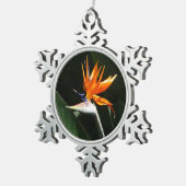 Ornement Flocon De Neige Flower tropical orange paradise (Vue impression)